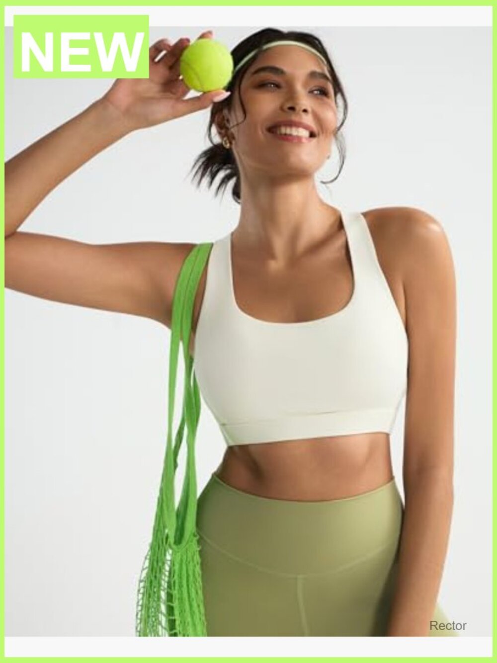 High Impact Sports Bra Racerback High Support Running Bra Workout Bra - Picture 4 of 7